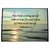 BEAUTIFUL HEBREWS 11:1 SUNRISE GROOT CADEAUZAKJE (Voorkant)