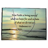 BEAUTIFUL HEBREWS 11:1 SUNRISE GROOT CADEAUZAKJE (Achterkant)