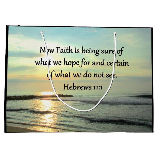 BEAUTIFUL HEBREWS 11:1 SUNRISE GROOT CADEAUZAKJE (Achterkant)