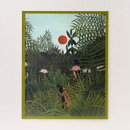 Beautiful Henri Rousseau's famous Virgin Forest Legpuzzel (Verticaal)