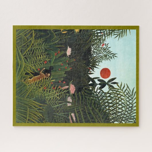 Beautiful Henri Rousseau's famous Virgin Forest Legpuzzel (Horizontaal)
