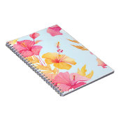 Beautiful Hibiscus | Tropical Flower Watercolor Notitieboek (Rechterzijde)
