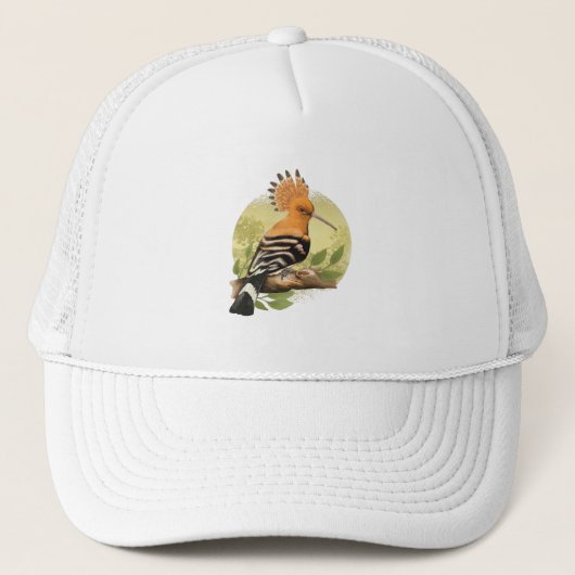 Beautiful Hoopoe For Ornithologists Trucker Pet (Voorkant)