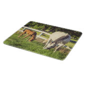 Beautiful Horse and Foal Farmhouse Snijplank (Hoek)