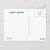 Beautiful Horse Christmas Holiday Seasons Greeting Briefkaart (Achterkant)