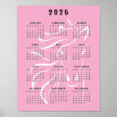 Beautiful Horse Design 2026 Wall Calendar Poster (Voorkant)