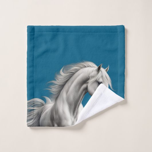 Beautiful Horse Head Bad Handdoek (Wasdoekje)