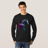 Beautiful Horse  Splash Equestrian Horse Trainer 2 T-shirt (Voorkant volledig)