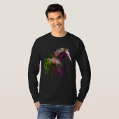 Beautiful Horse  Splash Equestrian Horse Trainer T-shirt (Voorkant volledig)