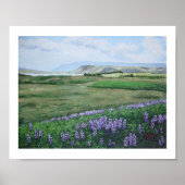 Beautiful Icelandic landscape by Pola.B.Alex Art Poster (Voorkant)