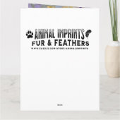 Beautiful Impasto Purple Butterfly and Flowers Kaart (Achterkant)