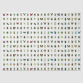 Beautiful insect collection watercolor style bugs  tissuepapier