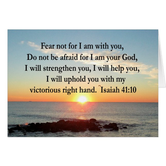 BEAUTIFUL ISAIAH 41:10 SUNRISE (Voorkant Horizontaal)