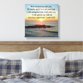BEAUTIFUL ISAIAH 41:10 SUNRISE CANVAS AFDRUK (Insitu (Slaapkamer))