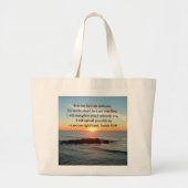 BEAUTIFUL ISAIAH 41:10 SUNRISE GROTE TOTE BAG (Voorkant)