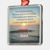 BEAUTIFUL ISAIAH 41:10 SUNRISE METALEN ORNAMENT (Links)