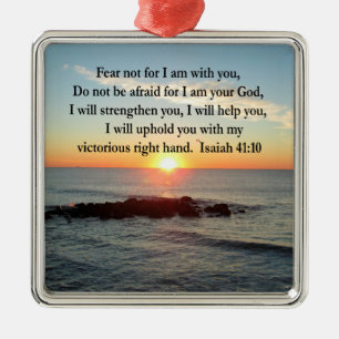 BEAUTIFUL ISAIAH 41:10 SUNRISE METALEN ORNAMENT
