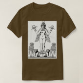 Beautiful Ishtar Goddess of Eroticism T-shirt (Design voorkant)