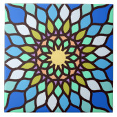 Beautiful islamic mosaic pattern tile tegeltje (Voorkant)