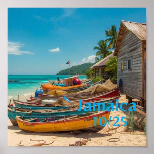 Beautiful jamaica 10/25 poster (Voorkant)
