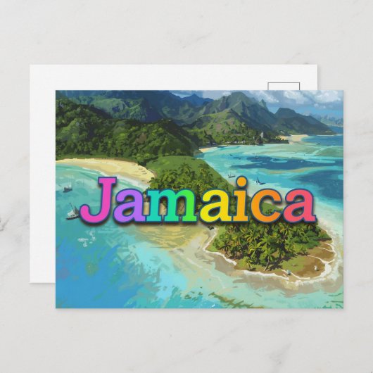 Beautiful jamaica briefkaart (Voorkant / Achterkant)