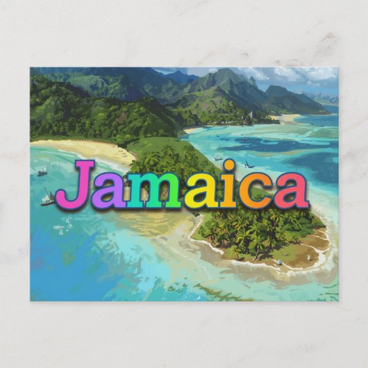 Beautiful jamaica briefkaart (Voorkant)