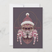 Beautiful Jumping Spider Christmas Cards Feestdagenkaart (Voorkant)
