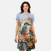 Beautiful Kingfisher and Protea Flowers Schort (Gedragen)