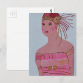 Beautiful Lady 3.JPG Briefkaart (Voorkant / Achterkant)