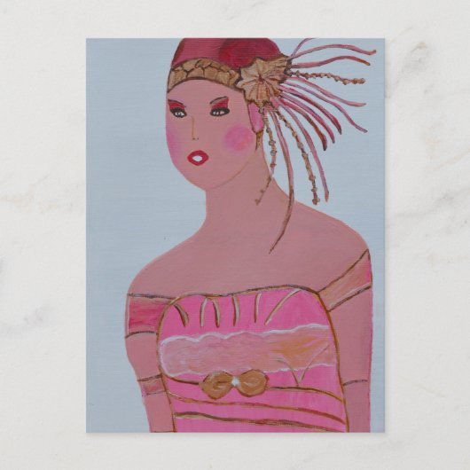 Beautiful Lady 3.JPG Briefkaart (Voorkant)