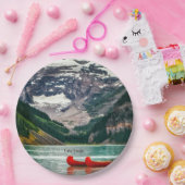 Beautiful Lake Louise, Canada Papieren Bordje (Feest)