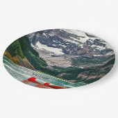 Beautiful Lake Louise, Canada Papieren Bordje (Gekanteld)