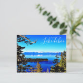 BEAUTIFUL LAKE TAHOE-BRIEFKAART BRIEFKAART (Staand voorkant)