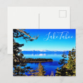 BEAUTIFUL LAKE TAHOE-BRIEFKAART BRIEFKAART (Voorkant / Achterkant)