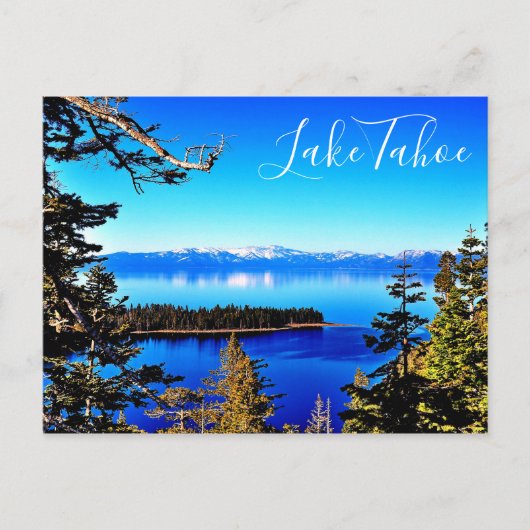BEAUTIFUL LAKE TAHOE-BRIEFKAART BRIEFKAART (Voorkant)