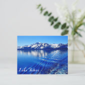 BEAUTIFUL LAKE TAHOE-BRIEFKAART BRIEFKAART (Staand voorkant)