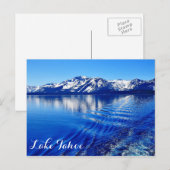BEAUTIFUL LAKE TAHOE-BRIEFKAART BRIEFKAART (Voorkant / Achterkant)