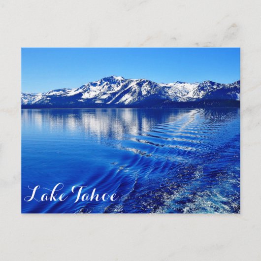 BEAUTIFUL LAKE TAHOE-BRIEFKAART BRIEFKAART (Voorkant)