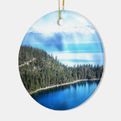 BEAUTIFUL LAKE TAHOE KERAMISCH ORNAMENT (Links)