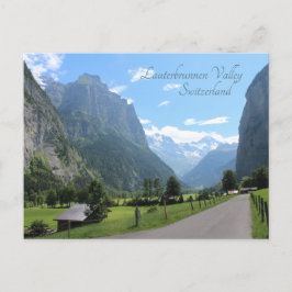 Beautiful Lauterbrunnen Valley, Switzerland Briefkaart