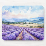 Beautiful lavender fields art muismat<br><div class="desc">Beautiful lavender fields art.</div>