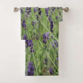Beautiful Lavender Towel Set Bad Handdoek (Insitu)