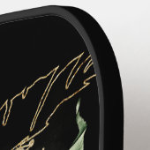 BEAUTIFUL LEOPARD ART MET TROPISCHE LEAVES PICKLEBALL PADDLE (Links Detail)