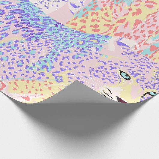 Beautiful Leopard Seamless Pattern illustration Ar Cadeaupapier (Hoek)