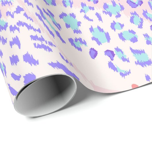 Beautiful Leopard Seamless Pattern illustration Ar Cadeaupapier (Rol Hoek)