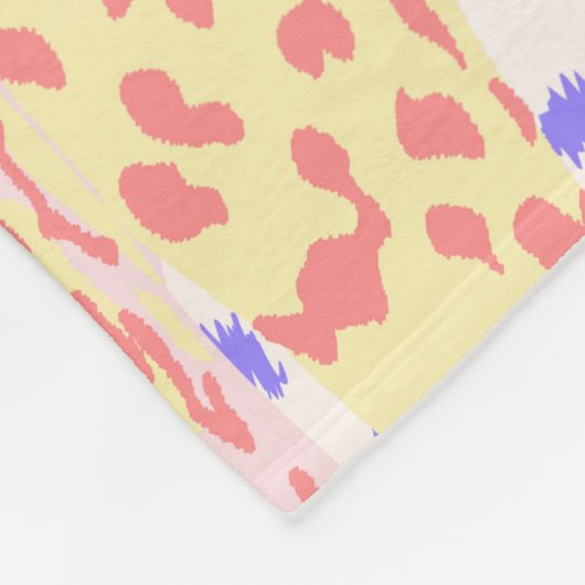 Beautiful Leopard Seamless Pattern illustration Ar Fleece Deken (Hoek)