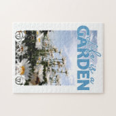 Beautiful Life is een Tuin Quote Sky Blue Daisies Legpuzzel (Horizontaal)