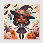 Beautiful little witch halloween party (Voorkant)