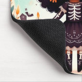 Beautiful little witch halloween party muismat (Hoek)