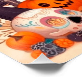 Beautiful little witch halloween party perfect poster (Hoek)